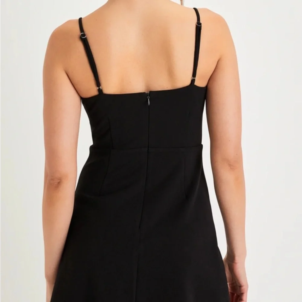 NWT Lulus little black dress with bows - Picture 4 of 5